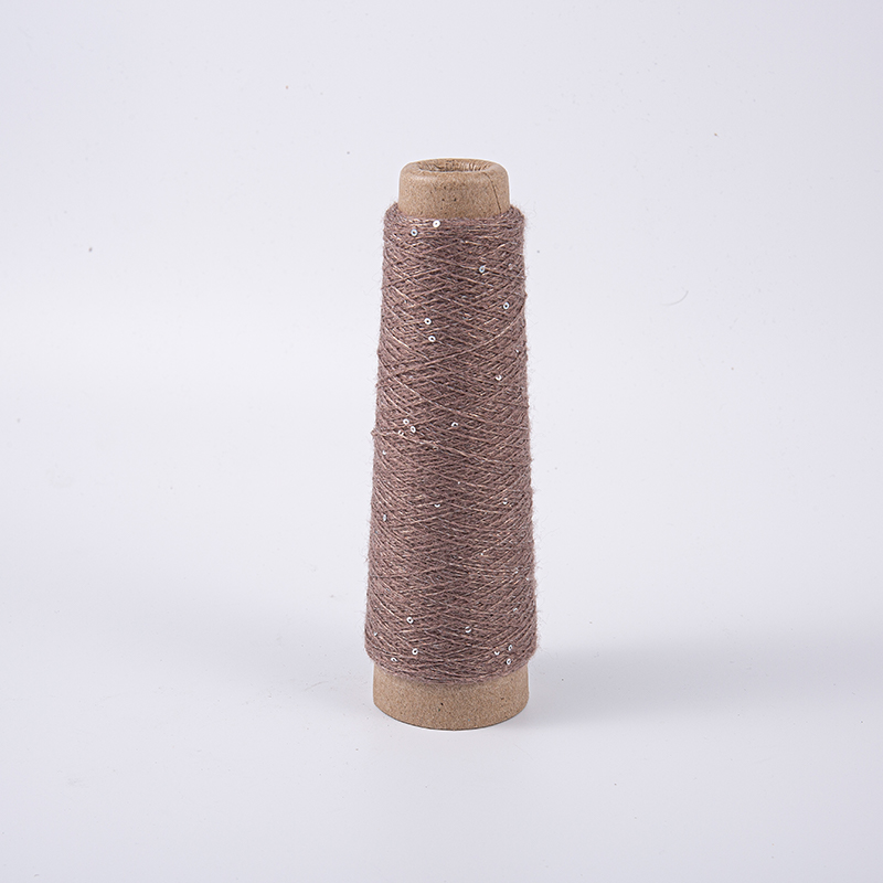 Poliészter flitterfonal a DIY divatos horgolt szövés varrószál kötéséhez